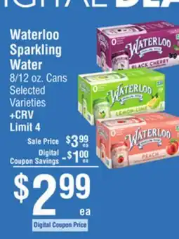 Smart & Final Waterloo Sparkling Water offer