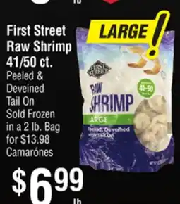 Smart & Final First Street Raw Shrimp offer