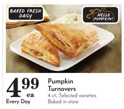 Pavilions Pumpkin Turnovers offer