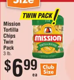 Smart & Final Mission Tortilla Chips Twin Pack offer