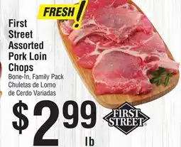 Smart & Final First Street Assorted Pork Loin Chops offer