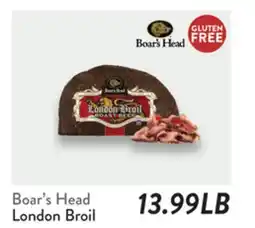 Fresh Thyme Boar's Head London Broil offer