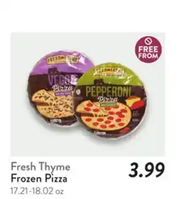 Fresh Thyme Fresh Thyme Frozen Pizza offer