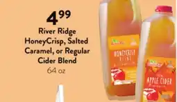 Fresh Thyme River Ridge HoneyCrisp, Salted Caramel, or Regular Cider Blend offer
