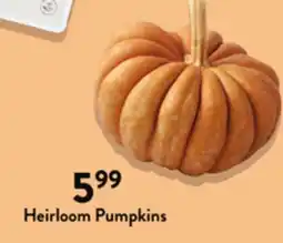 Fresh Thyme Heirloom Pumpkins offer