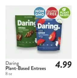Fresh Thyme Daring Plant-Based Entrees offer