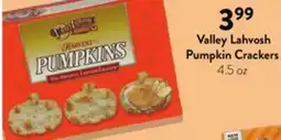 Fresh Thyme Valley Lahvosh Pumpkin Crackers offer
