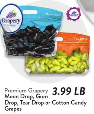 Fresh Thyme Moon Drop, Gum Drop, Tear Drop or Cotton Candy Grapes offer