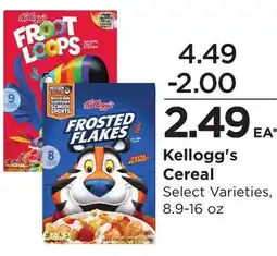 Food 4 Less Kellogg's Cereal offer