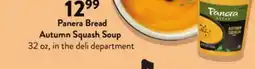 Fresh Thyme Panera Bread Autumn Squash Soup offer
