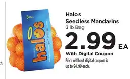 Food 4 Less Halos Seedless Mandarins offer