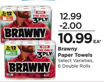 Food 4 Less Brawny Paper Towels offer