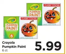 Food 4 Less Crayola Pumpkin Paint offer