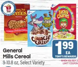 Tony’s Fresh Market General Mills Cereal offer