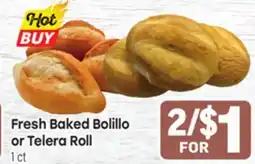 Tony’s Fresh Market Fresh Baked Bolillo or Telera Roll offer