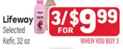 Tony’s Fresh Market Lifeway Selected Kefir offer