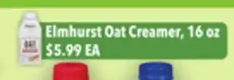 Tony’s Fresh Market Elmhurst Oat Creamer offer