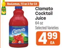 Tony’s Fresh Market Clamato Cocktail Juice offer