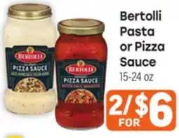 Tony’s Fresh Market Bertolli Pasta or Pizza Sauce offer