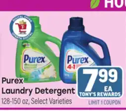 Tony’s Fresh Market Purex Laundry Detergent offer
