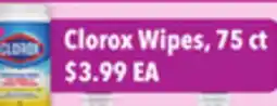 Tony’s Fresh Market Clorox Wipes offer