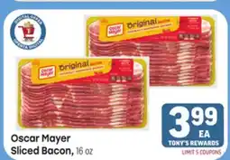 Tony’s Fresh Market Oscar Mayer Sliced Bacon offer