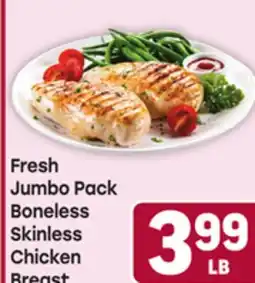 Tony’s Fresh Market Fresh Jumbo Pack Boneless Skinless Chicken Breast offer