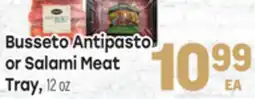 Tony’s Fresh Market Busseto Antipasto or Salami Tray offer
