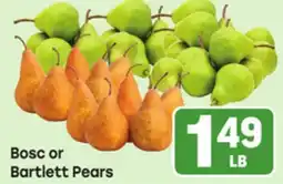 Tony’s Fresh Market Bosc or Bartlett Pears offer