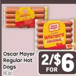 Tony’s Fresh Market Oscar Mayer Regular Hot Dogs offer