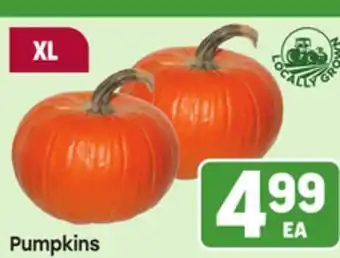 Tony’s Fresh Market Pumpkins offer