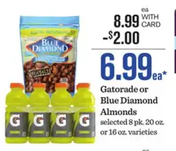 Mariano's Gatorade or Blue Diamond Almonds offer