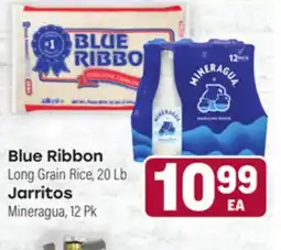 Tony’s Fresh Market Blue Ribbon Long Grain Rice, 20 Lb, Jarritos Mineragua, 12 Pk offer