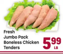 Tony’s Fresh Market Fresh Jumbo Pack Boneless Chicken Tenders offer