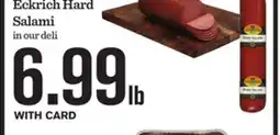 Mariano's Eckrich Hard Salami offer