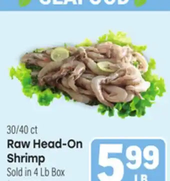 Tony’s Fresh Market Raw Head-On Shrimp offer