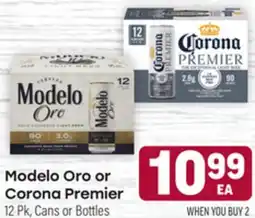Tony’s Fresh Market Modelo Oro or Corona Premier offer
