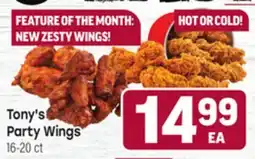 Tony’s Fresh Market Tony's Party Wings offer