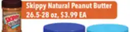 Tony’s Fresh Market Skippy Natural Peanut Butter offer