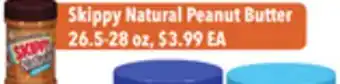 Tony’s Fresh Market Skippy Natural Peanut Butter offer