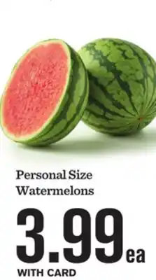Mariano's Personal Size Watermelons offer