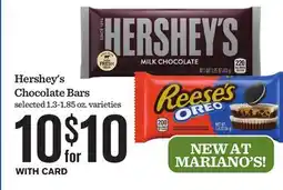 Mariano's Hershey's Chocolate Bars offer