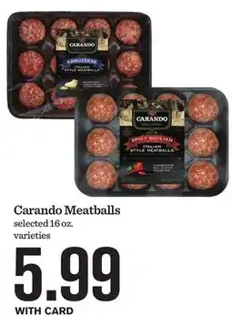 Mariano's Carando Meatballs offer