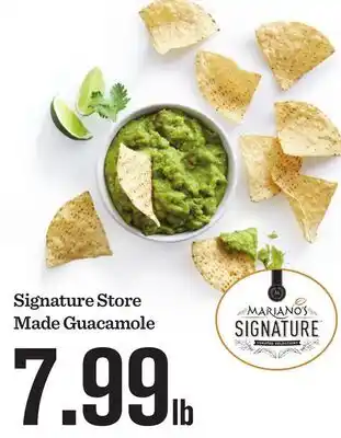 Mariano's Signature Store Made Guacamole offer