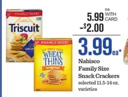 Mariano's Nabisco Family Size Snack Crackers offer