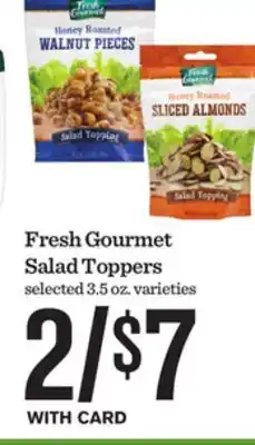 Mariano's Fresh Gourmet Salad Toppers offer