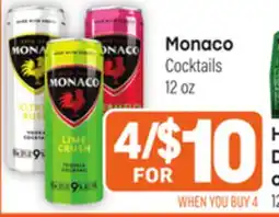 Tony’s Fresh Market Monaco Cocktails offer