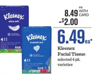 Mariano's Kleenex Facial Tissue offer