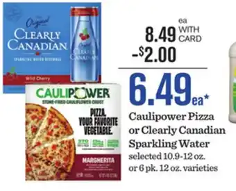 Mariano's Caulipower Pizza or Clearly Canadian Sparkling Water offer