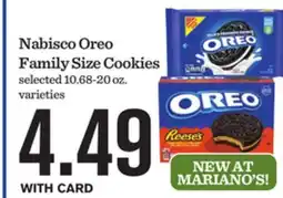 Mariano's Nabisco Oreo Family Size Cookies offer